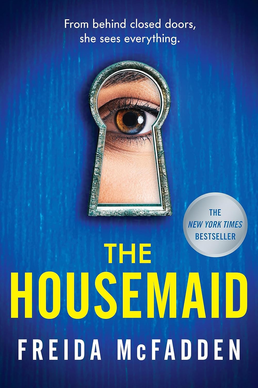 Book cover of The Housemaid by Freida McFadden.