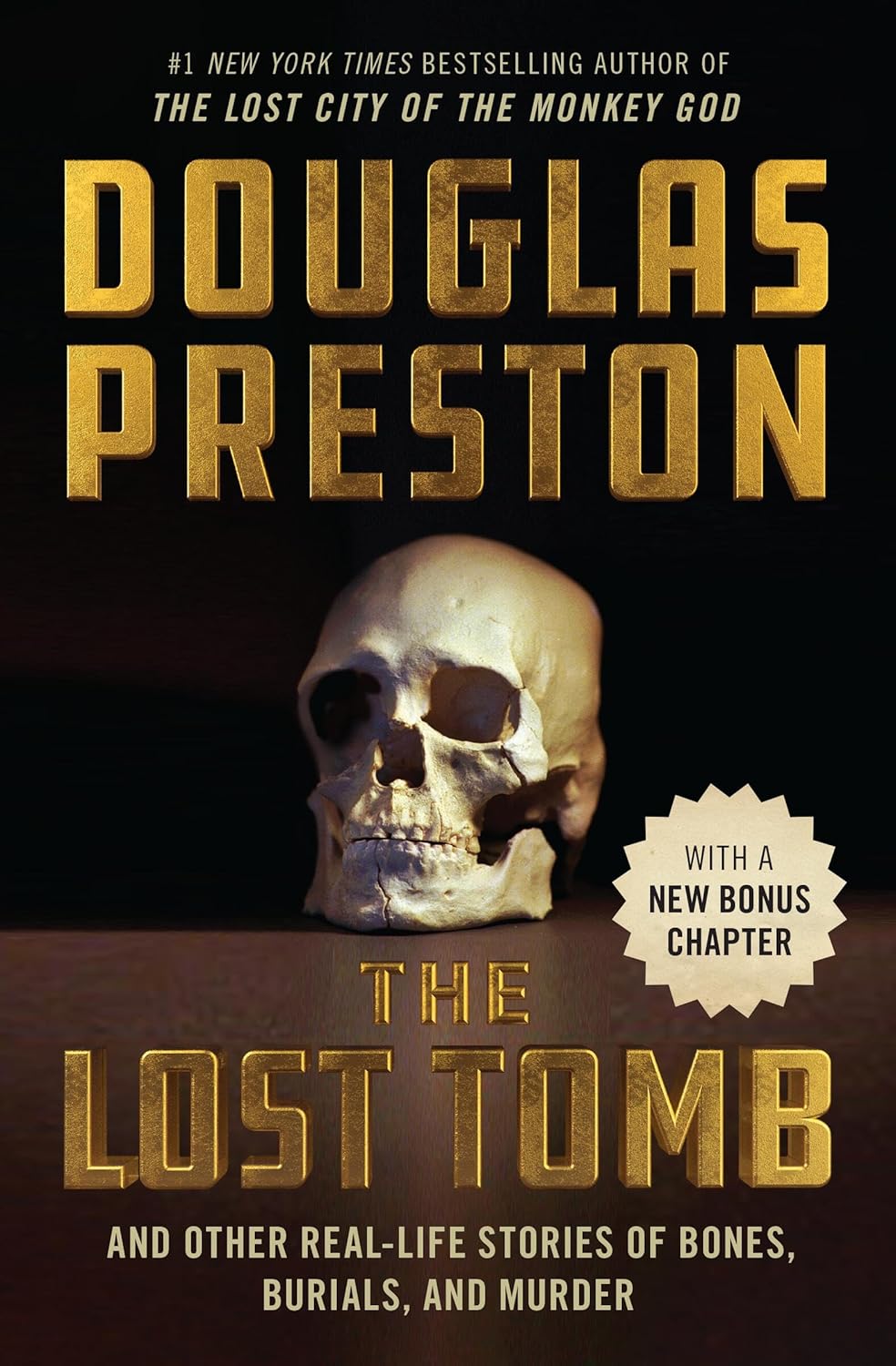 Book cover of The Lost Tomb by Douglas Preston. 