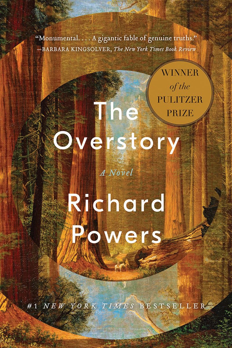 Book cover of The Overstory by Richard Powers.