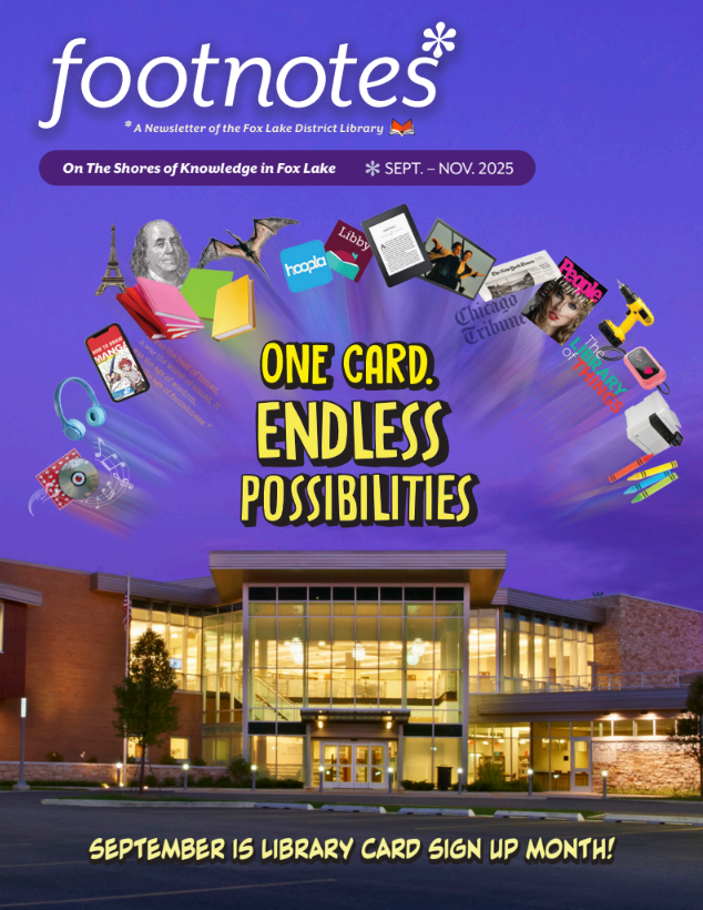 cover art for the fall 2025 footnotes library newsletter