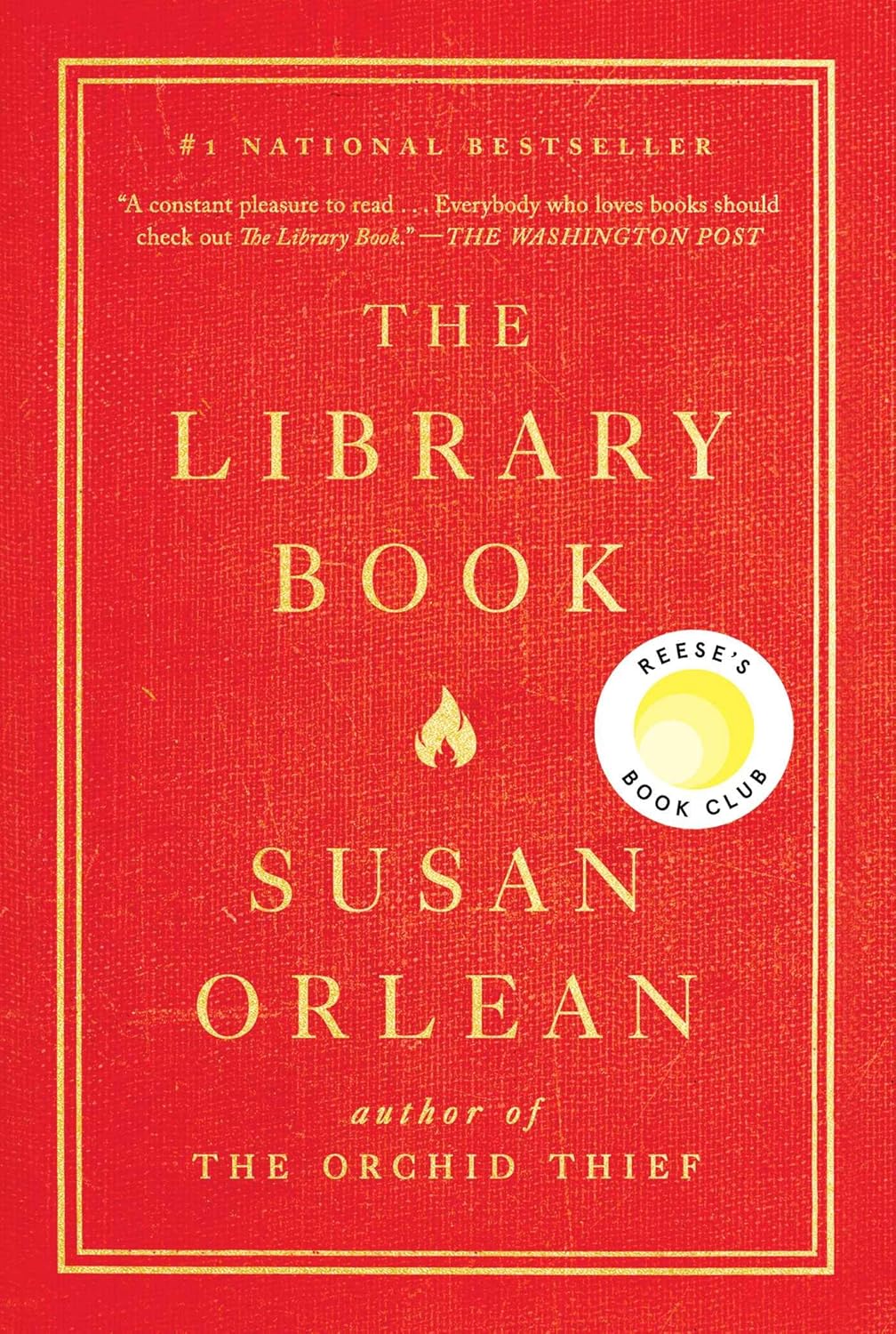 Book cover of The Library Book by Susan Orlean
