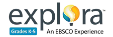 Ebsco Explora Grades K-5 database logo