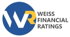 Weiss Financial Rating Logo Blue and Yellow