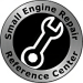 Image of a wrench "Small Engine Repair Reference Center"