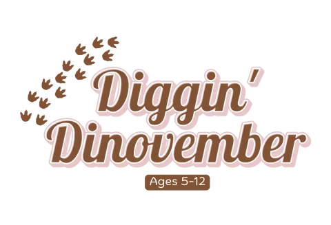 Diggin' Dinovember logo
