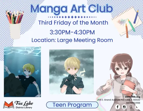 Manga Art Club Flyer