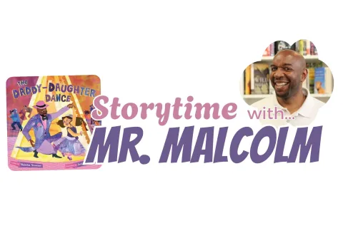 Storytime with Mr. Malcolm Logo