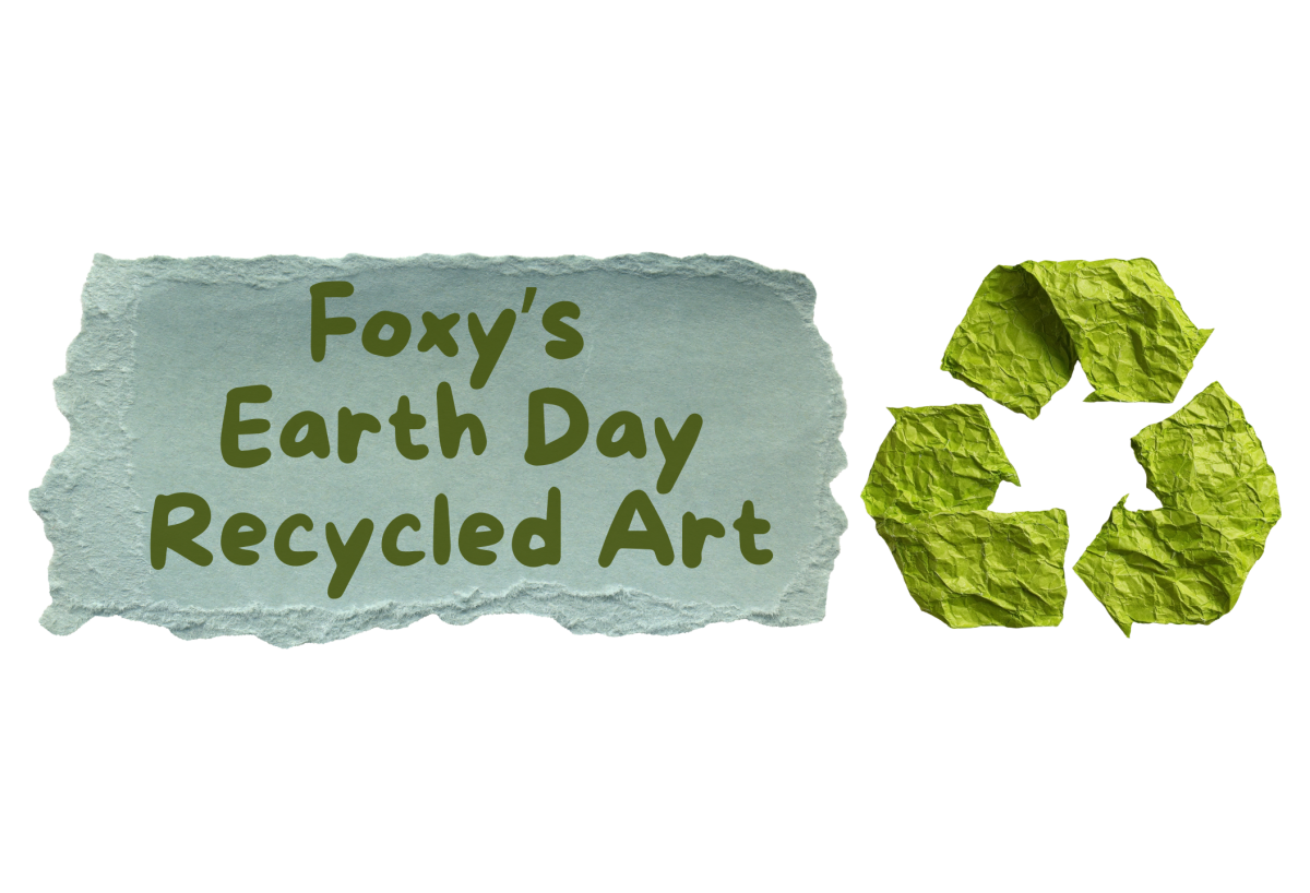 Foxy's Earth Day Recycled Art Logo